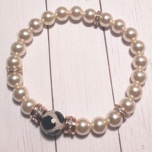 Fancy Agate Accent Bracelet